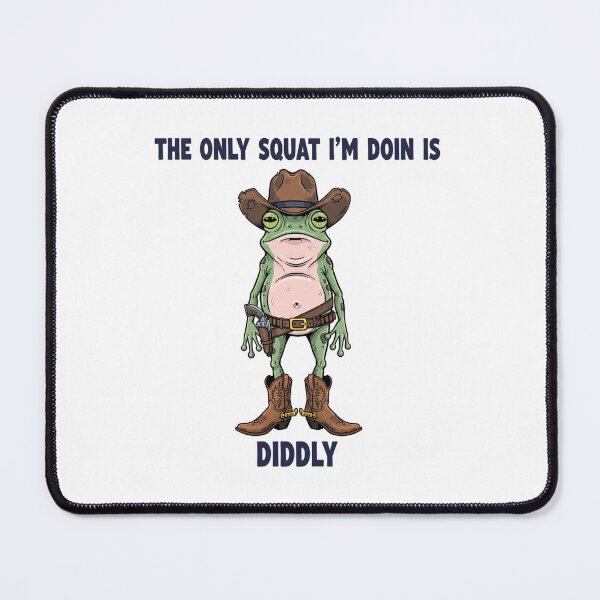 Item preview, diddly squat, workout, couch potato, funnyfits70, Humor, Funny, retro, vintages, funny quotes, animal humor, designed and sold by FunnyFits70.