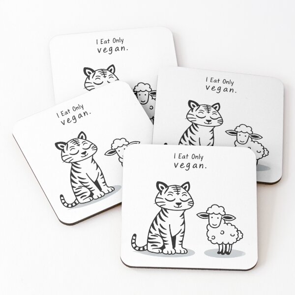 Item preview, I Eat Only Vegan designed and sold by HELLO TIGER.