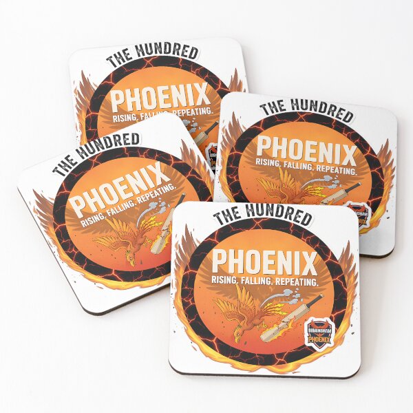 Item preview,  Birmingham Phoenix  Rising. Falling. Repeating. Satirical Cricket Badge designed and sold by BruceMarsali8.