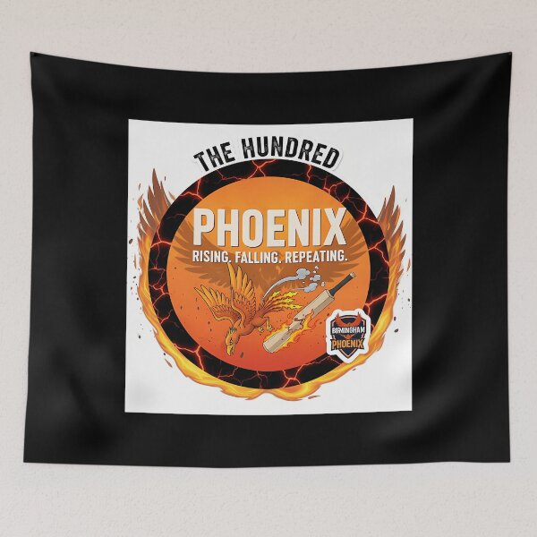 Item preview,  Birmingham Phoenix  Rising. Falling. Repeating. Satirical Cricket Badge designed and sold by BruceMarsali8.