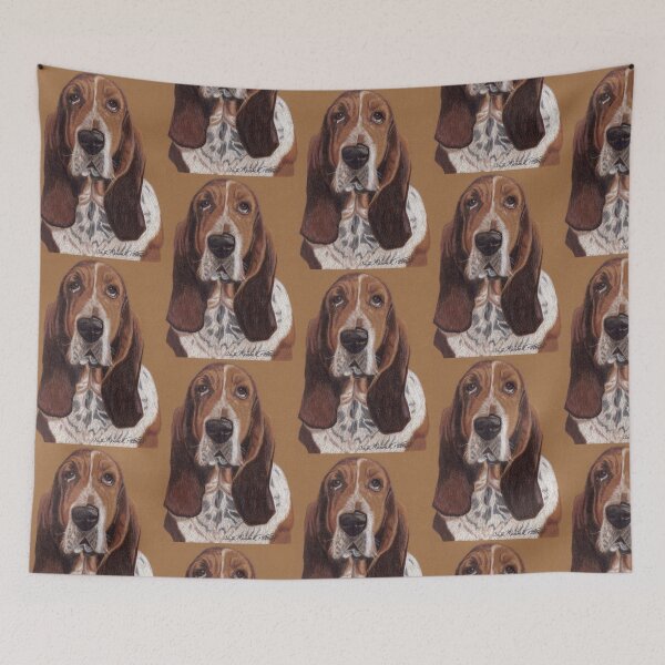 Item preview, Basset Hound Vignette designed and sold by Anita Putman.