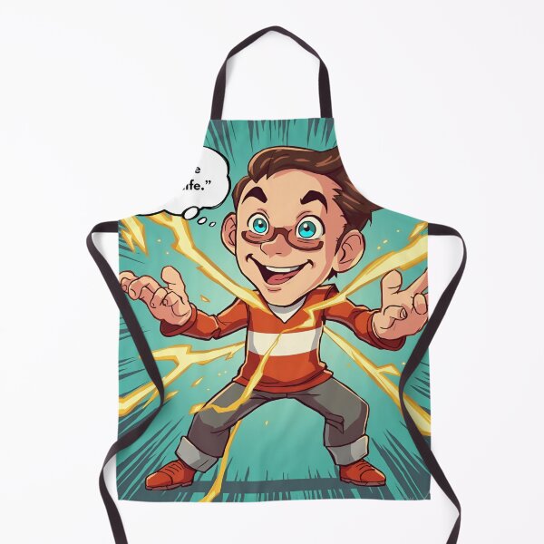 Item preview, Joy Is the Spark of Life – Positive Vibes Cartoon Design designed and sold by george335555.
