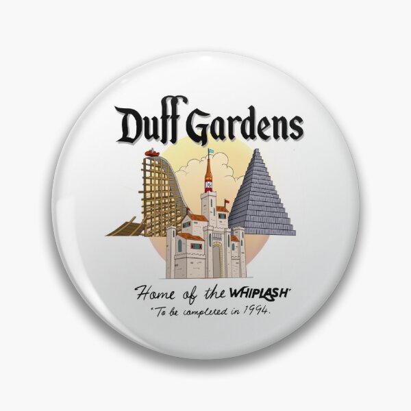 Item preview, Duff Gardens Simpsons Inspired Retro Print  designed and sold by duckindudle.
