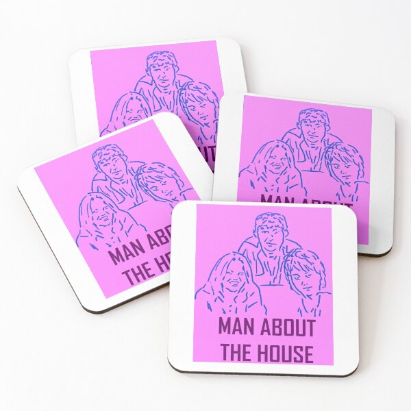 Item preview, Man About The House Blue on Pink designed and sold by SJHorsfall.