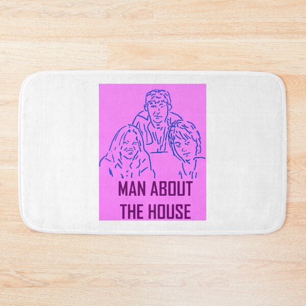 Item preview, Man About The House Blue on Pink designed and sold by SJHorsfall.