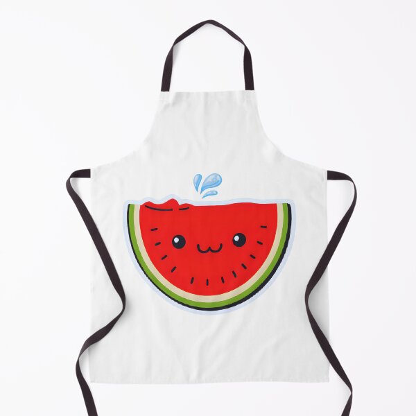Item preview, Kawaii Watermelon Slice with Water Droplets – Cute Fruit Sticker designed and sold by OsasChild.
