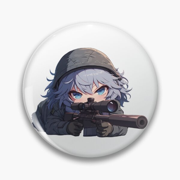 Item preview, Anime Chibi Kawaii Sakuya Izayoi Touhou Sniper Precision designed and sold by GABRIELMURPHY.