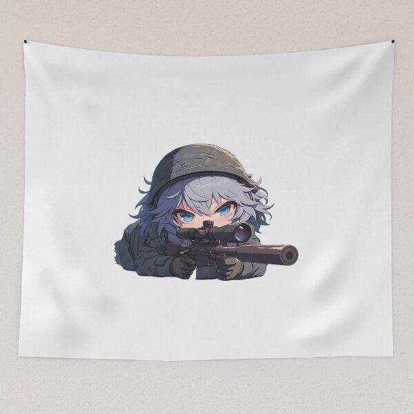 Item preview, Anime Chibi Kawaii Sakuya Izayoi Touhou Sniper Precision designed and sold by GABRIELMURPHY.