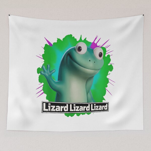 Item preview, Funny Weirdcore Animal Women Men Lizard Lizard Lizard Meme T-Shirt designed and sold by CcConsultingS.