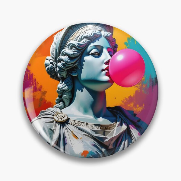 Item preview, Ancient Colorful Statue with Chewing Gum designed and sold by Erlin Rudho.