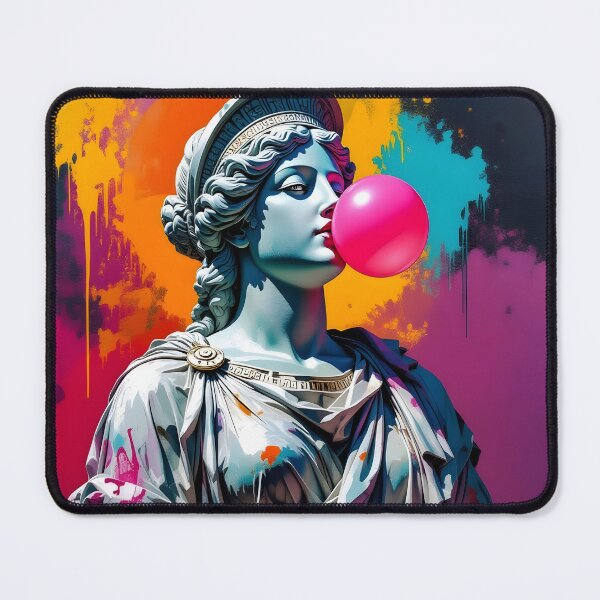 Item preview, Ancient Colorful Statue with Chewing Gum designed and sold by Erlin Rudho.