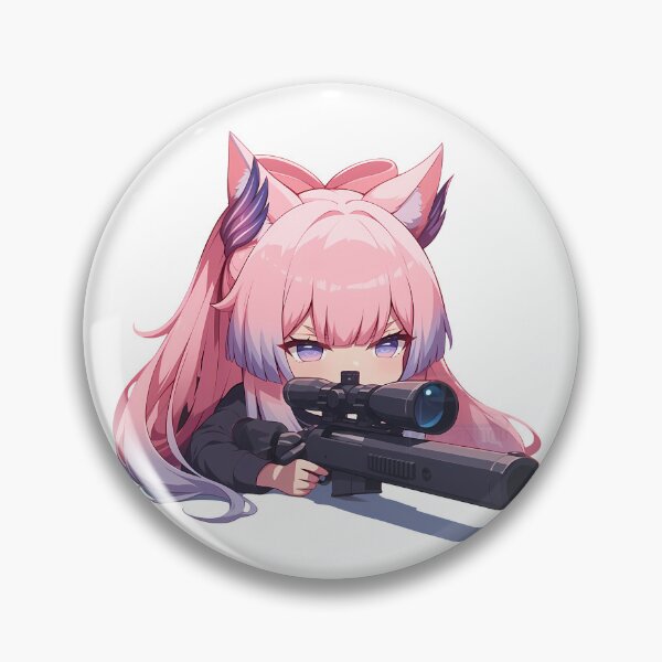 Item preview, Chibi kawaii Sangonomiya Kokomi Genshin Impact sniper tactical designed and sold by GABRIELMURPHY.