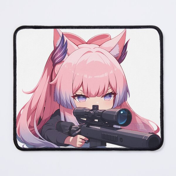 Item preview, Chibi kawaii Sangonomiya Kokomi Genshin Impact sniper tactical designed and sold by GABRIELMURPHY.