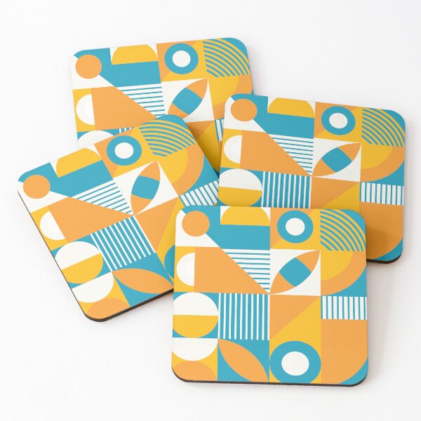 Item preview, Bauhaus Inspired Products For Aesthetic Bauhaus Interior Design: Blue and Yellow Bauhaus designed and sold by Dezinix.