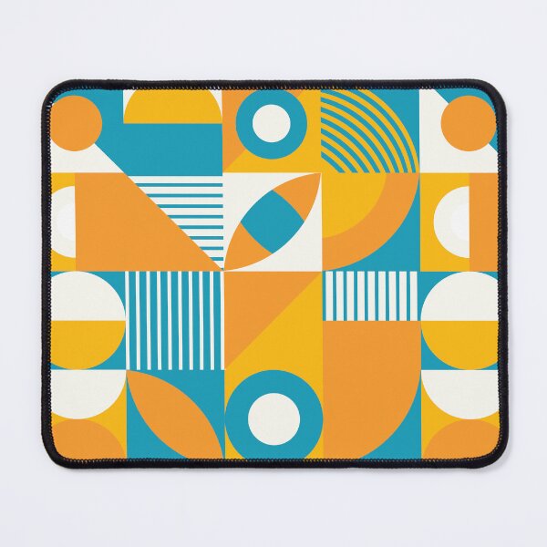 Item preview, Bauhaus Inspired Products For Aesthetic Bauhaus Interior Design: Blue and Yellow Bauhaus designed and sold by Dezinix.