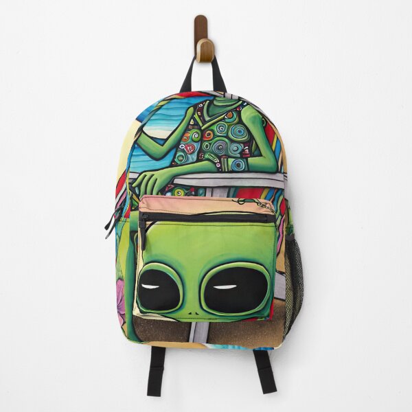 Item preview, Alien on a tropical beach drinking a cocktail designed and sold by Colin Bentham.