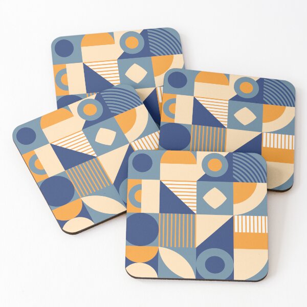 Item preview, Bauhaus Inspired Products For Aesthetic Bauhaus Interior Design: Blue, Beige, Yellow MulticolorBauhaus designed and sold by Dezinix.
