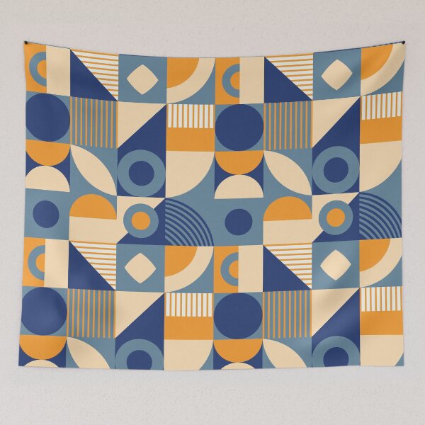 Item preview, Bauhaus Inspired Products For Aesthetic Bauhaus Interior Design: Blue, Beige, Yellow MulticolorBauhaus designed and sold by Dezinix.