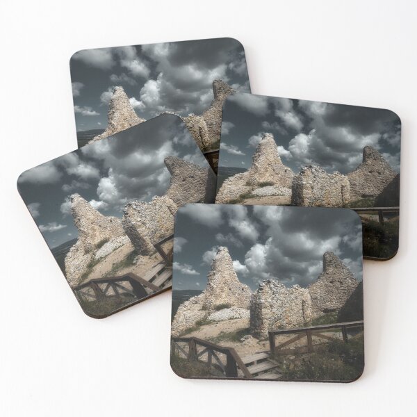 Item preview, Ruins of Čachtice Castle under dramatic sky, Slovakia designed and sold by RastislavS.