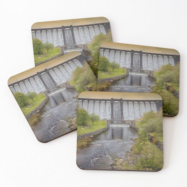 Item preview, Water Overflowing the Reservoir in The Elan Valley in Wales UK designed and sold by John Gilham - Landscape Photography.