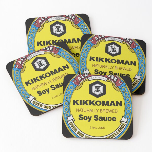 Item preview, All Purpose Kikkoman Soy Sauce Print Design Men's Ideal Sleeve Black Funny Cotton  designed and sold by TristanGodard.