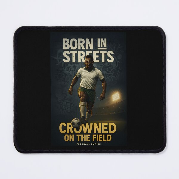 Item preview, Born In The Streets Crowned On The Field  Pel Urban Football Tribute designed and sold by BruceMarsali8.
