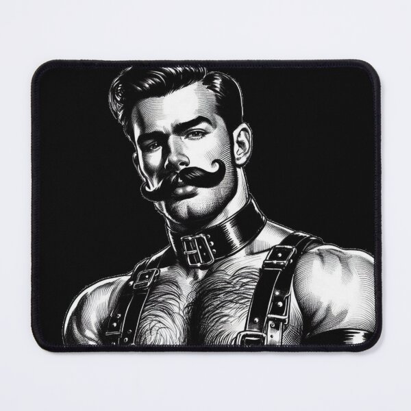 Item preview, Gay Leather Bar Pride "Perfect Gentleman" Leder Bar Berlin Pride Graphic Design designed and sold by ItsAKinkThing.