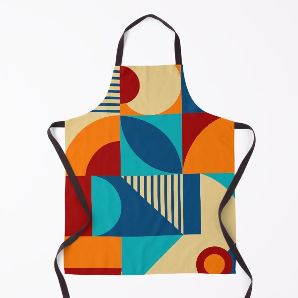 Item preview, Bauhaus Inspired Products For Aesthetic Bauhaus Interior Design: Yellow Blue and Orange Multicolor Bauhaus designed and sold by Ideeplyfeltit.