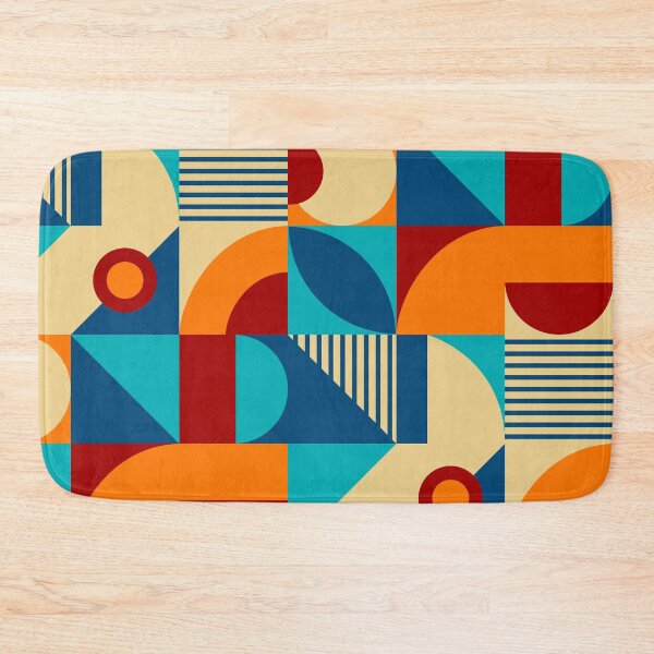 Item preview, Bauhaus Inspired Products For Aesthetic Bauhaus Interior Design: Yellow Blue and Orange Multicolor Bauhaus designed and sold by Ideeplyfeltit.