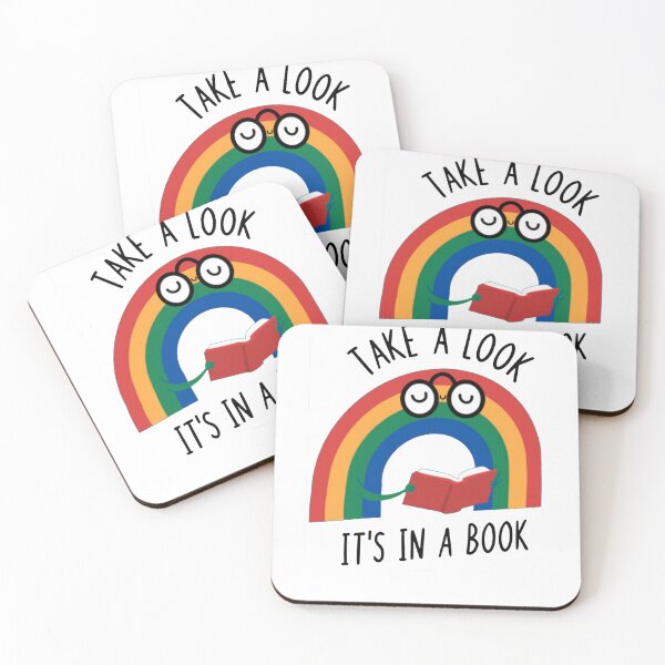 Item preview, Cute Rainbow Take A Look It's In A Book Rainbow designed and sold by palatablesold.
