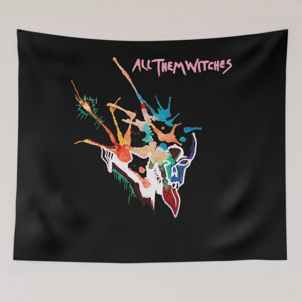 Item preview, All Them Witches ATW Colorful Skull Design Classic designed and sold by TristanGodard.