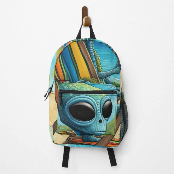 Item preview, Alien on a tropical beach drinking a cocktail designed and sold by Colin Bentham.