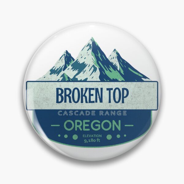 Item preview, Broken Top, Cascade Range, Oregon, Mountain Design designed and sold by Wanderful-roads.