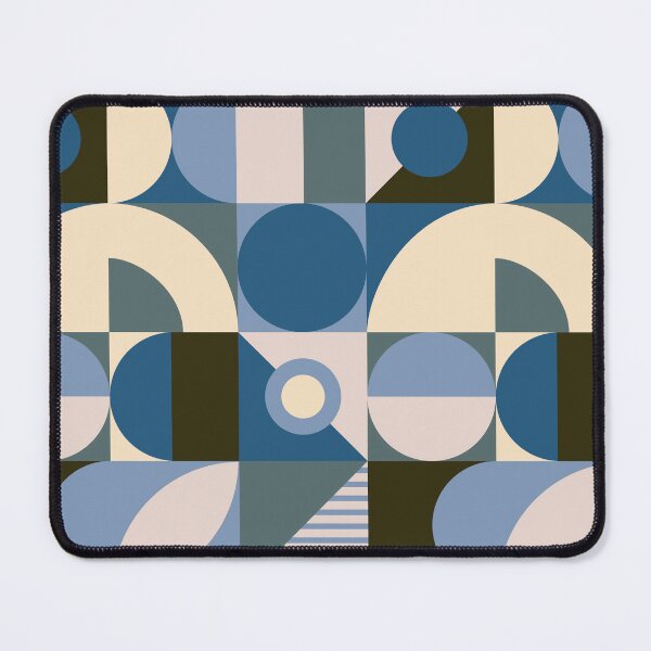 Item preview, Bauhaus Inspired Products For Aesthetic Bauhaus Interior Design: Ocean Color Bauhaus designed and sold by Ideeplyfeltit.