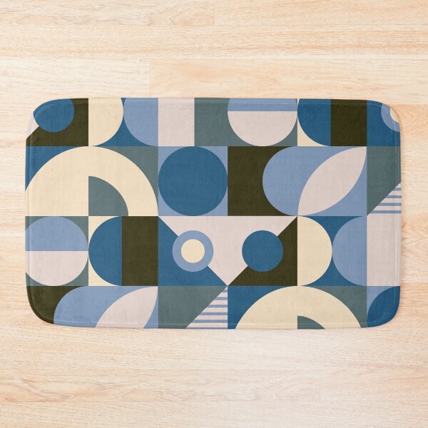Item preview, Bauhaus Inspired Products For Aesthetic Bauhaus Interior Design: Ocean Color Bauhaus designed and sold by Ideeplyfeltit.