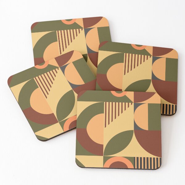 Item preview, Bauhaus Inspired Products For Aesthetic Bauhaus Interior Design: Green and Yellow Bauhaus designed and sold by Dezinix.