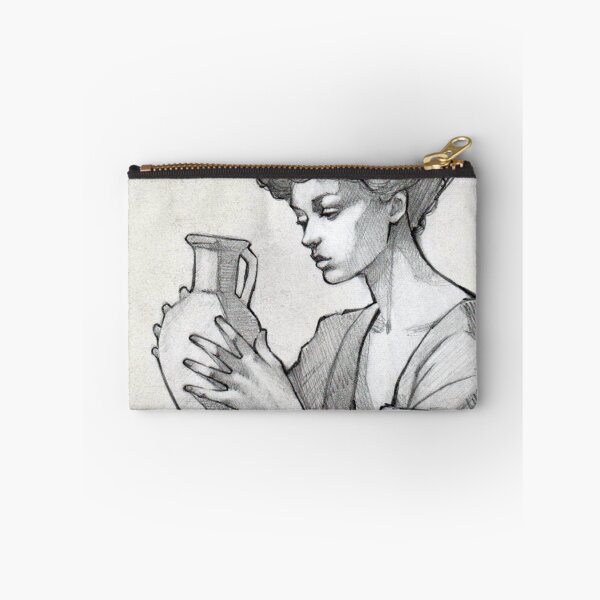 Item preview, Woman and her pitcher designed and sold by EnaBianca.