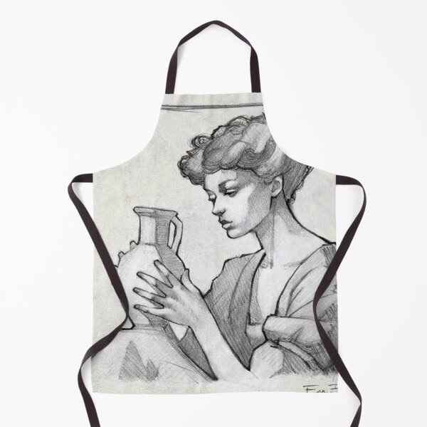 Item preview, Woman and her pitcher designed and sold by EnaBianca.