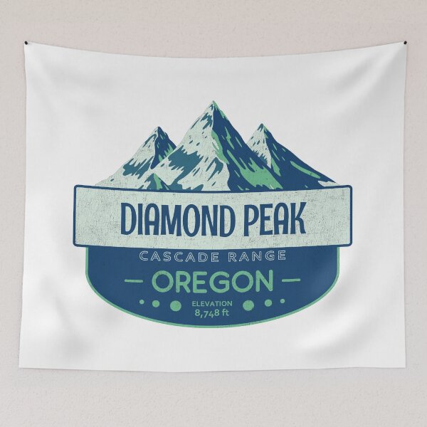 Item preview, Diamond Peak, Cascade Range, Oregon, Mountain Design designed and sold by Wanderful-roads.