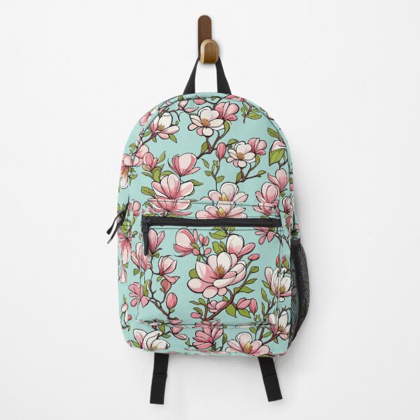 Item preview, Magnolia Pattern Art On Blue designed and sold by Ayesha Saleem.