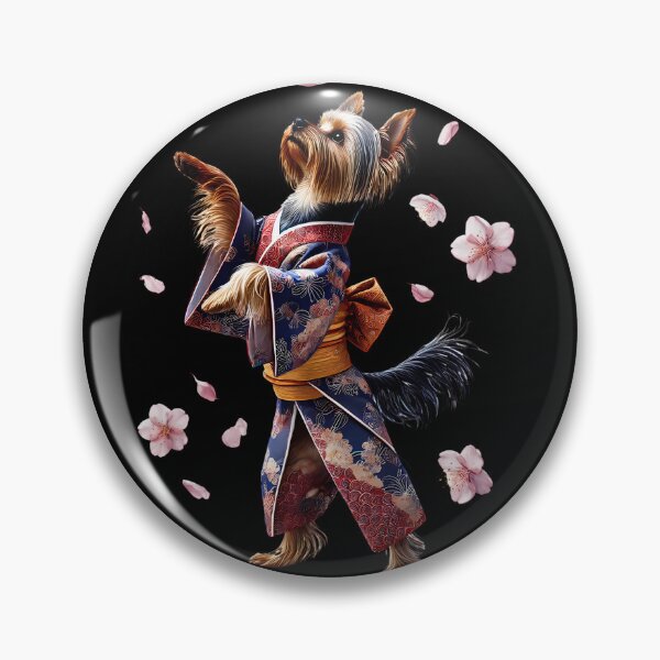 Artikelvorschau, Yorkshire Terrier Japanische Kunst Kimono Harajuku Hundeliebhaber entworfen und verkauft von Kimberley King Art King Art.
