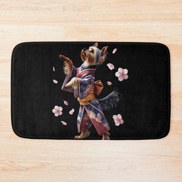 Artikelvorschau, Yorkshire Terrier Japanische Kunst Kimono Harajuku Hundeliebhaber entworfen und verkauft von Kimberley King Art King Art.