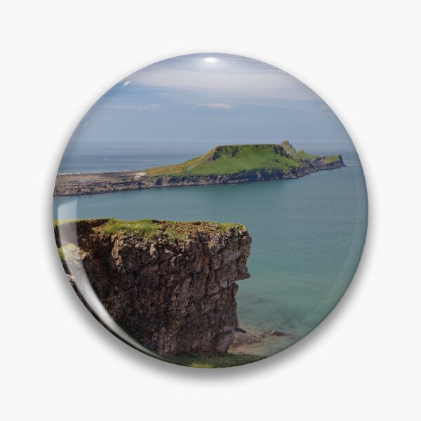 Item preview, Worms Head Rhossili Bay in the Gower Peninsular Wales UK designed and sold by John Gilham - Landscape Photography.