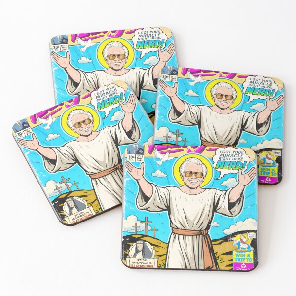 Item preview, Retro Comic Messiah Parody - "Miracle Right Here, Nerd!" designed and sold by SyndyLynch.