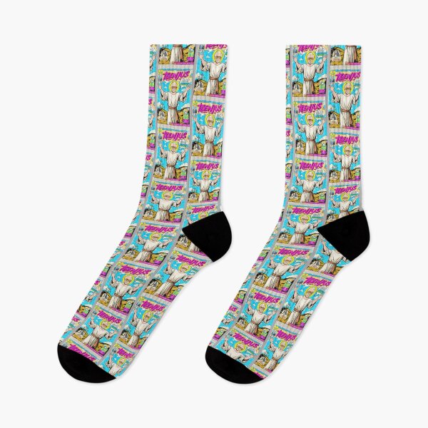 Item preview, Retro Comic Messiah Parody - "Miracle Right Here, Nerd!" designed and sold by SyndyLynch.