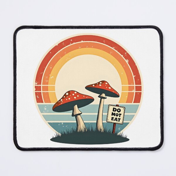 Item preview, Funny Retro Toxic Mushrooms designed and sold by Fab-Haven.