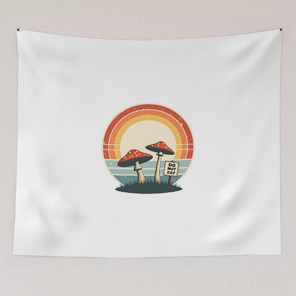Item preview, Funny Retro Toxic Mushrooms designed and sold by Fab-Haven.