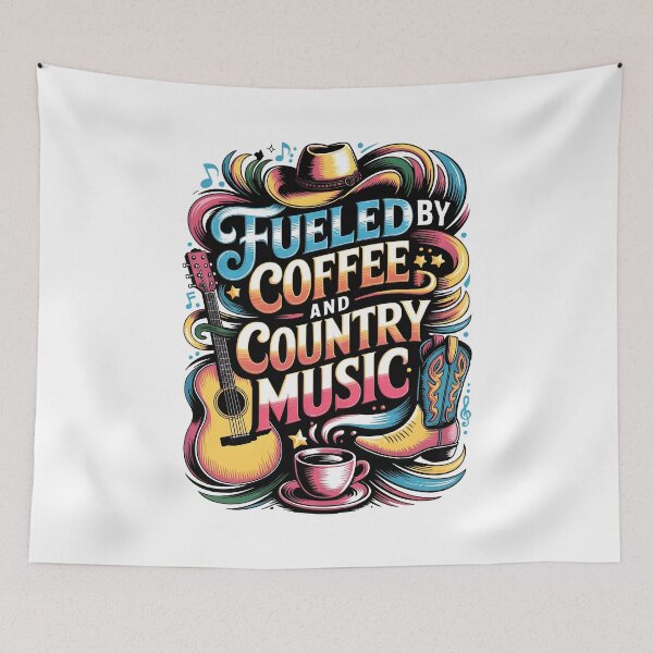 Item preview, Fuled by Coffee and Country Music designed and sold by JackrabbitPub.