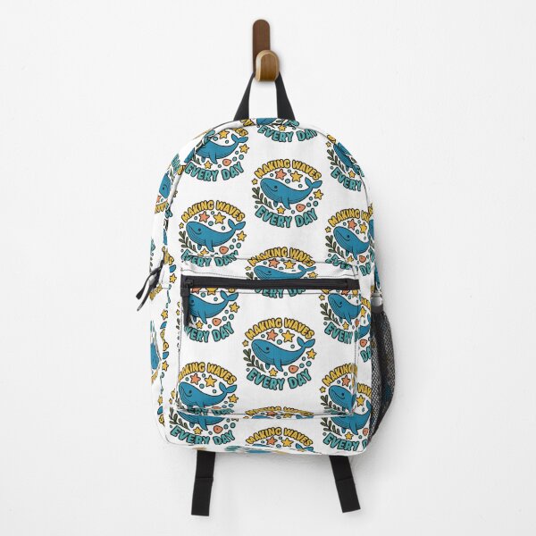 Item preview, Bright Whale Vibes. Baleine lumineuse designed and sold by Drawingshirts.