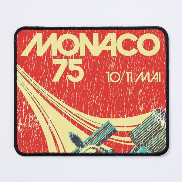 Item preview, 1975 Monaco Grand Prix - aged, worn, vintage print designed and sold by retropetrol.